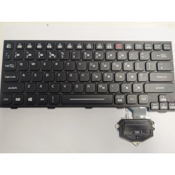 Panasonic FZ-55 Toughbook Original Backlit Chiclet Keyboard Rare Uk Layout